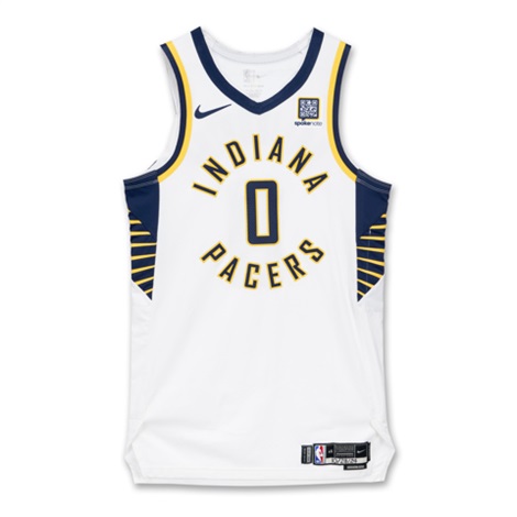 ウェア Indiana Pacers Haliburton GameJersey M 44/M TYRESE HALIBURTON INDIANA PACERS CITY/EDITON AUTHENTIC